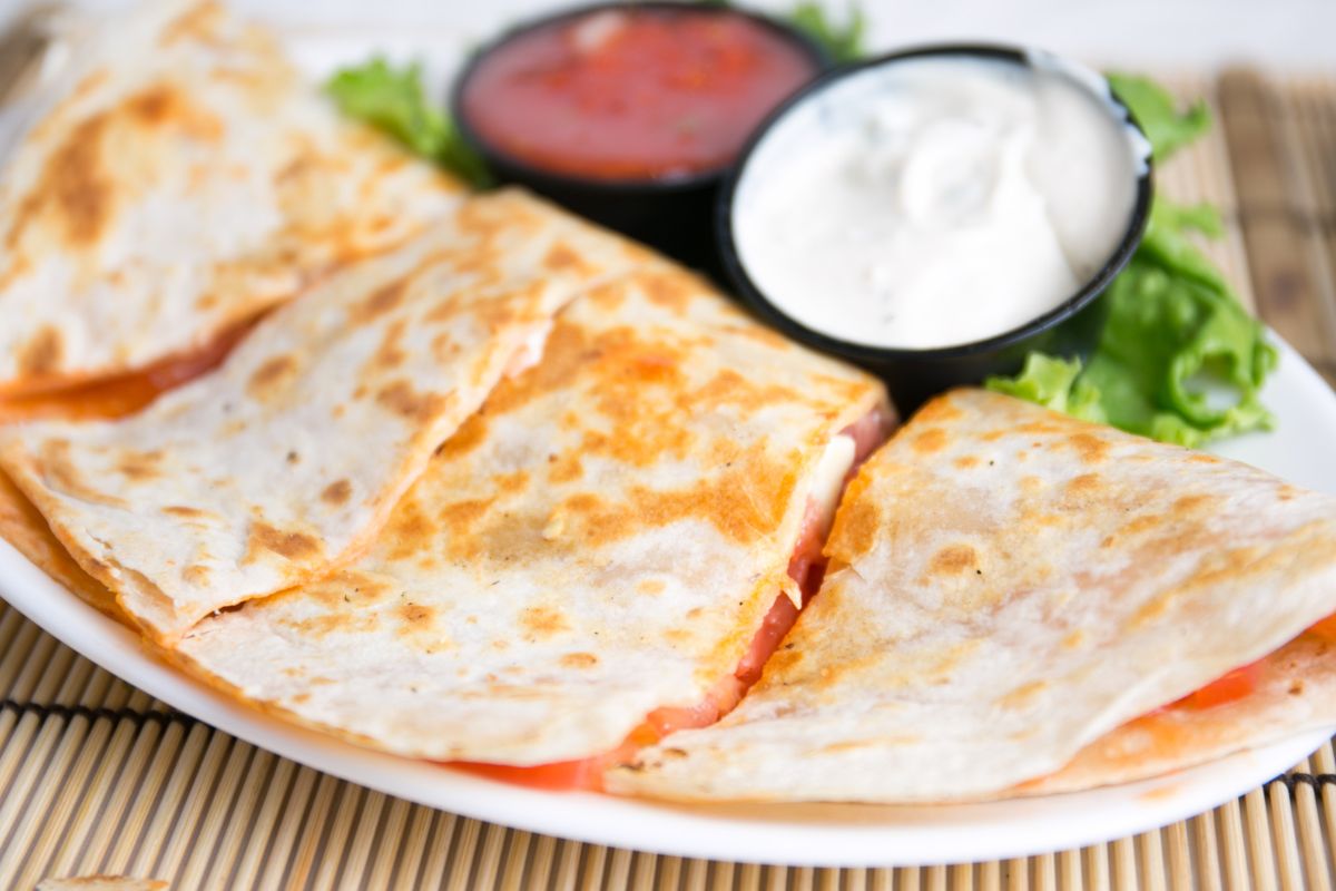 Easy Cheesy Quesadilla Triangles Toddlers Can’t Resist